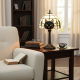 Barokne Retro Laualamp Musta Kassiga